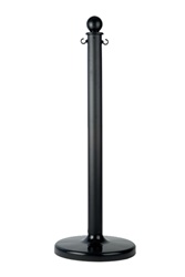 2.5" Diameter Plastic Stanchion 40 inches black