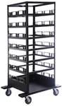 Storage Cart for 21 Stanchion