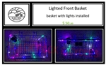 Lighted front basket
