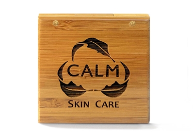 CALM Natural Eco Friendly Skin Care Eye Neck Serum Makeup Remover Bamboo Compact