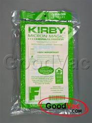 Kirby Sentria G10 bags HEPA F style 3 pack