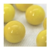 14mm Opal/Solid Yellow Marbles 1 lb Approximately 120 Marbles