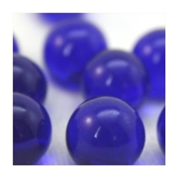 16mm Crystal Dark Blue Player Marbles 1 lb Approximately 85 Marbles