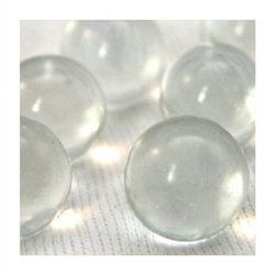 16mm Crystal Ice Clear Player Marbles 1 lb Approximately 85 Marbles