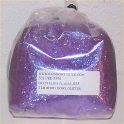 Glitter Crystalina Flakes Berry Bowl 1 lb 377025