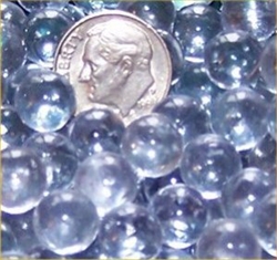 Clear 9mm Micro Round Marbles 44 lbs