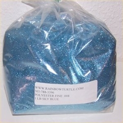 Glitter Polyester Fine Sky Blue 1-lb P2508HX
