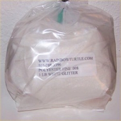 Glitter Polyester Fine White 1-lb P7708HX