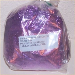 Glitter Polyester Flakes Lavender 1-lb P2625HX
