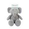 12" ELEPHANT CUDDLE BABY WITH RATTLE