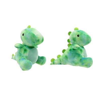 12" SMOOCHY PALS SITTING TIEDYE DINO<b class='icon-new-product'></b>