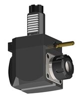 VDI 30, Angular Tool Holder, TOEM Coupling, No Internal Cooling, Inverted Rotation - Right/55, ER25