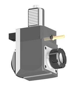 VDI 40, Angular Tool Holder, Sauter DIN 5482 Coupling, With Internal Cooling, ER25