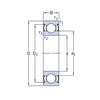 SKF 6304-2Z Single Row Deep Groove Ball Bearing