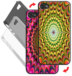 3D Lenticular iPhone Case Psychadelic Kaleidoscope Printer Lantor Ltd Blank