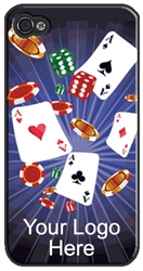 3D Lenticular iPhone Skin Las Vegas Casino Cards 3d