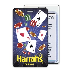 Lenticular luggage tag with Las Vegas casino Image