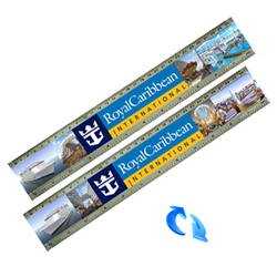 Lenticular ruler with Royal Caribbean International Images