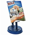 Lenticular Print Display Stand, made for holding and displaying our products, battery operated
