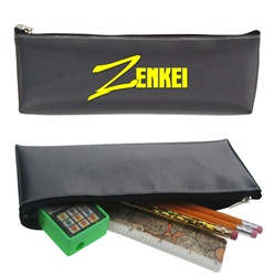 Lenticular pencil case with black and white gradient, color changing