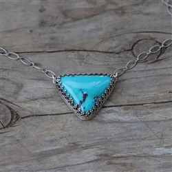 Turquoise Triangle Necklace