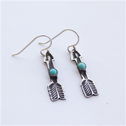 Turquoise Arrow Earrings