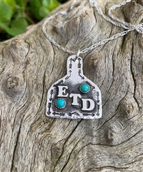 Custom Cowtag Pendant