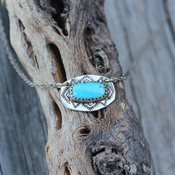 Turquoise Oval Necklace