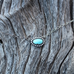 Turquoise Oval Necklace