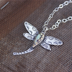 Turquoise Dragonfly Pendant