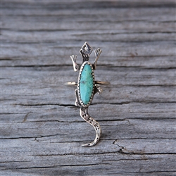 Turquoise Lizard Ring