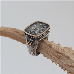 Fingerprint + Brands Ring