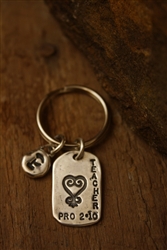 KEY RING IN STERLING SILVER