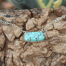 Oval Turquoise Necklace