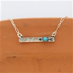 Silver Bar Necklaces - Short