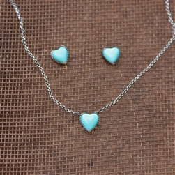 Turquoise Hearts