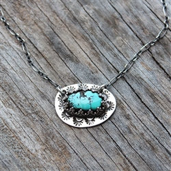 * Turquoise Oval Necklace 2