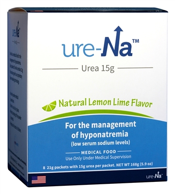 ure-Na box with 8  sachets containing 15g urea per sachet.  Use only under the care of a health care professional.