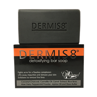 Dermis 8Â° Detoxifying Charcoal & Peppermint Bar Soap 200gr