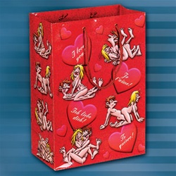 BOINKING WITH HEARTS GIFT BAG