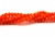 Bead, Crystal, 3MM X 4MM, Faceted Rondelle, Orange Velvet