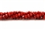 Bead, Crystal, 3MM X 4MM, Faceted Rondelle, Medium Red Velvet