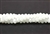 Bead, Crystal, 3MM X 4MM, Faceted Rondelle, White Pastel