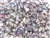 6MM X 13MM Crystal Briolette / Light Gray Light Purple Iris