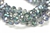 Bead, Crystal, Rondelle, Faceted, 8MM X 10MM, Gray Green Iris