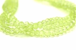 Bead, Crystal, Rondelle, Faceted, 4MM X 6MM, Pale Green