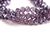Bead, Crystal, Rondelle, Faceted, 6MM X 8MM, Purple Lustre