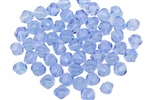 Bead, Crystal, Bicone, Faceted, 4MM, Light Sapphire