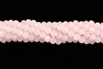 Bead, Crystal, 3MM X 4MM, Rondelle, Pale Rose