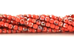 3MM Round Fire Polish / Coral Celsian